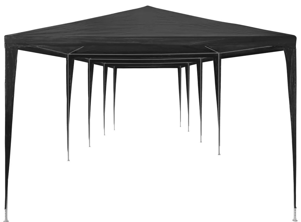 Tenda para festas 3x12 m PE antracite