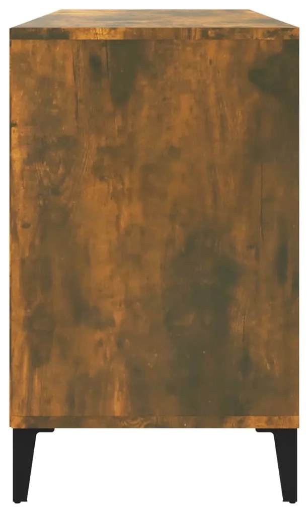 Sapateira 102x36x60 cm derivados de madeira carvalho fumado