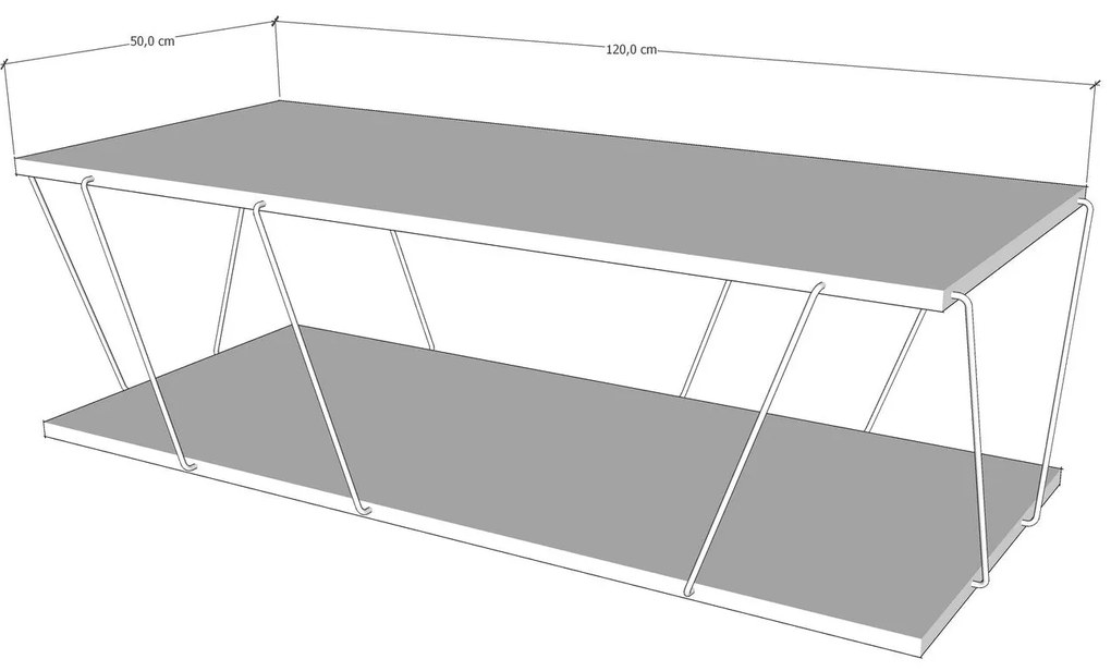 Conjunto de Mobiliário de Sala de Estar Epsilon – Amarelo e Preto – Di