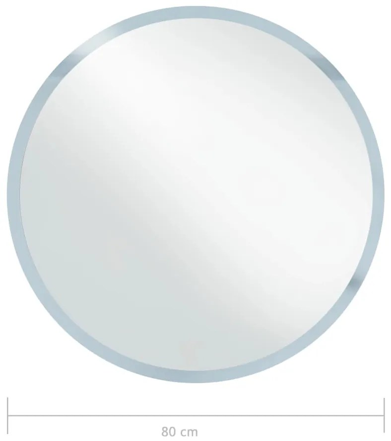 Espelho LED para casa de banho 80 cm