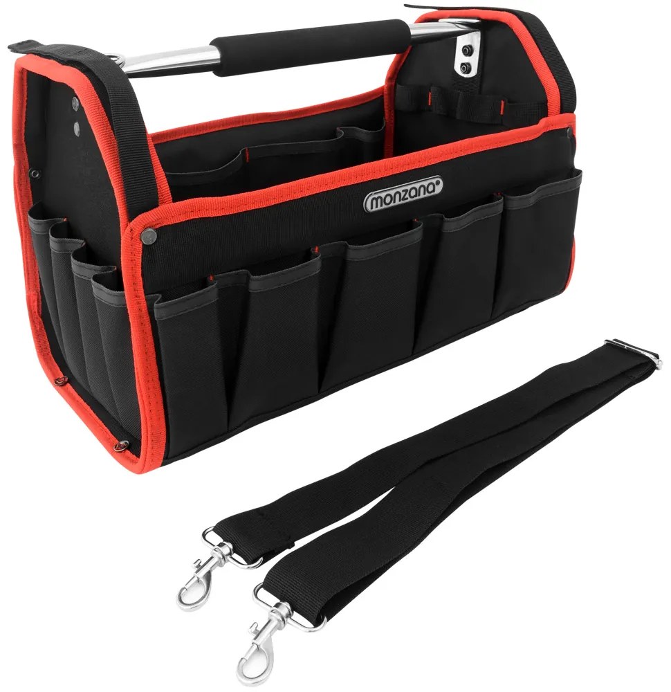 Bolsa para ferramentas (NÃO INCLUÍDAS) 42 x 22 x 24 cm Vermelho + Preto