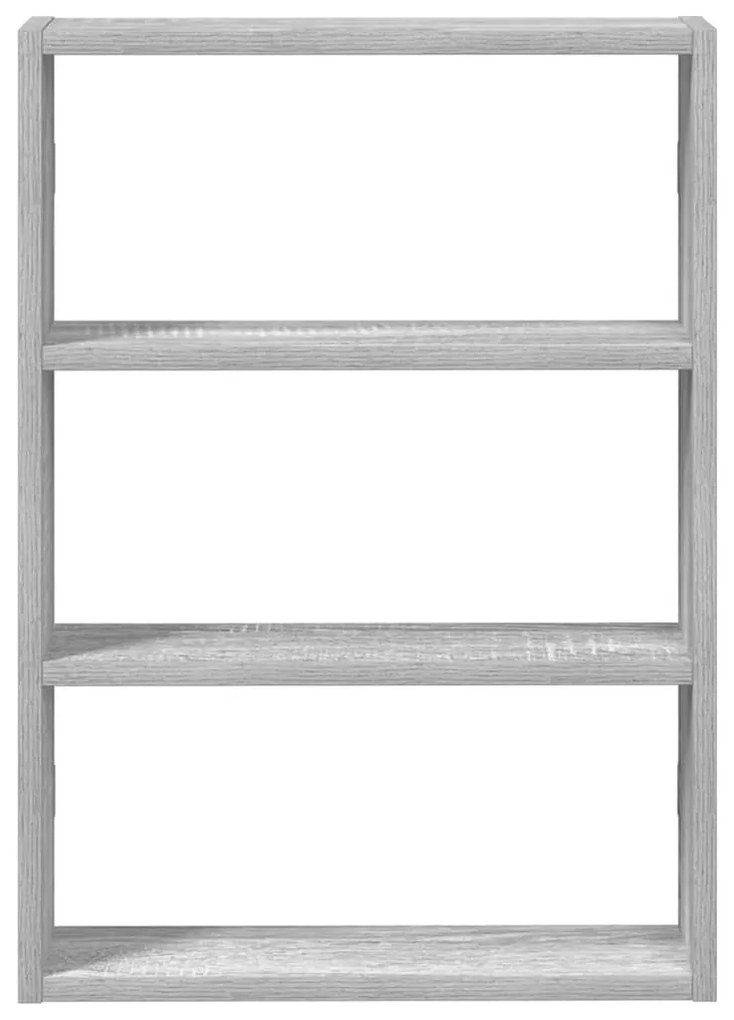 Prateleira parede 43x9x60 cm deriv. de madeira cinza sonoma