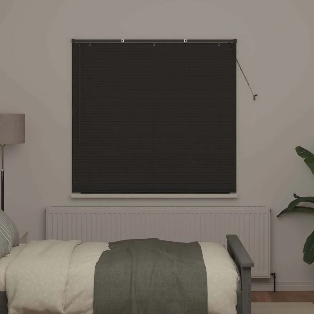 Persiana de Janela Cinzento-escuro 80 x 130 cm Alumínio