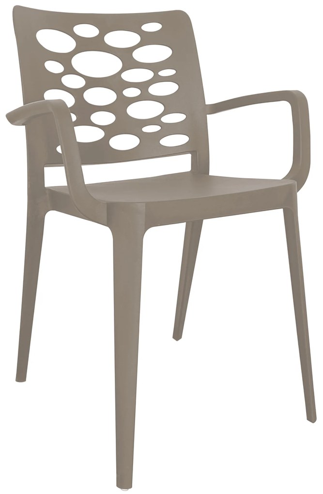 Cadeira Venus Turtle Dove c/braços - Pack com 20 cadeiras