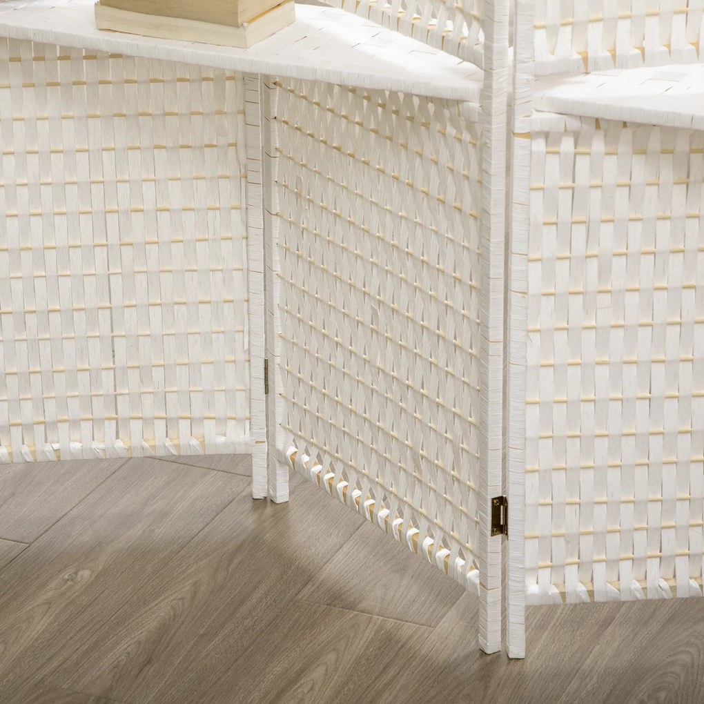 Biombo Divisor de 4 Painéis Dobrável Separador de Ambientes 181x180cm
