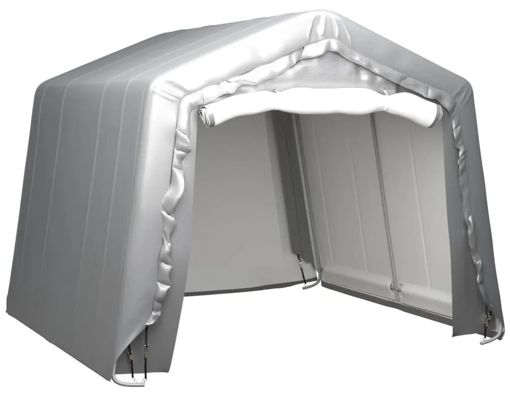 vidaXL Tenda de armazenamento 300x300 cm aço cinzento