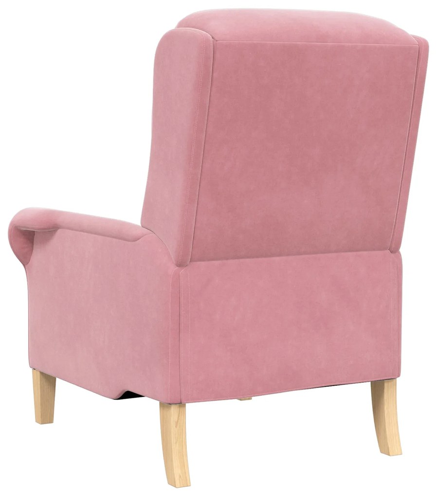Poltrona Rosa Empoeirada Rosa Empoeirada
