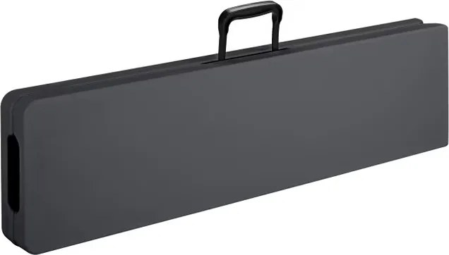 Conjunto de 2 bancos de jardim, campismo dobraveis em plástico 180cm antracite