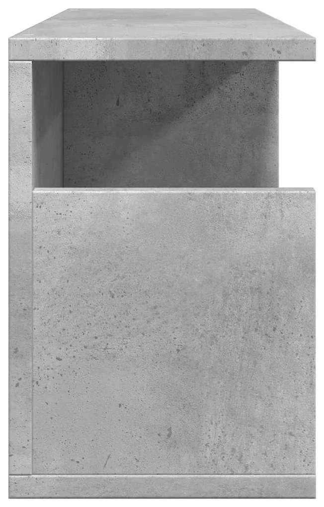 Armário de parede 60x20x30 cm deriv. madeira cinzento cimento