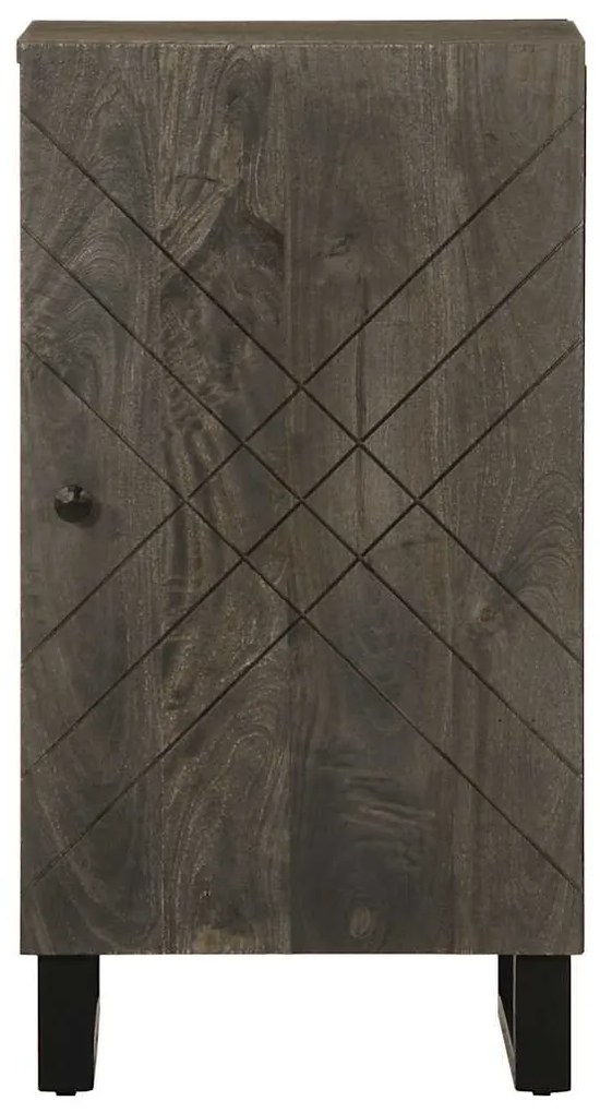 Aparador 40x33x75 cm madeira maciça manga preto