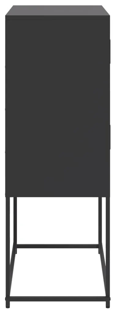 Aparador 68,5x38,5x107 cm aço preto