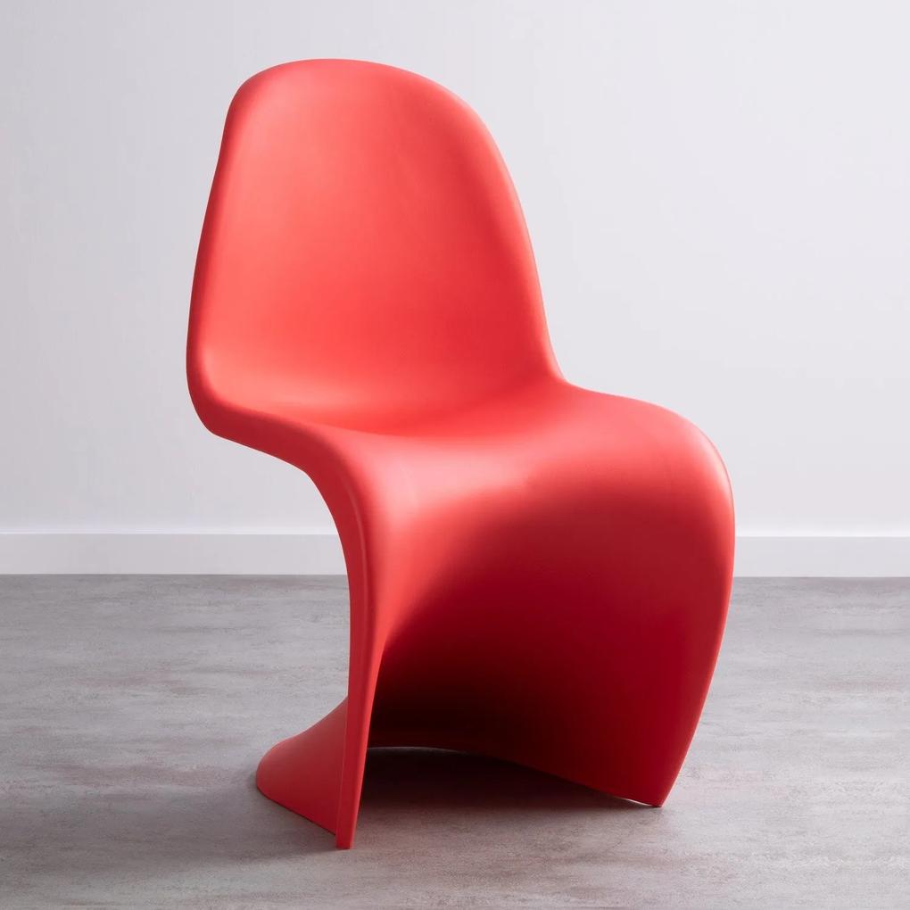 Cadeira Wavy Cor: Vermelho