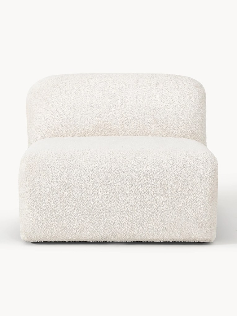 Módulo central em teddy-bouclé Wolke