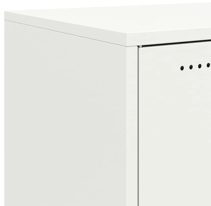 Aparador 68x39x72 cm aço branco
