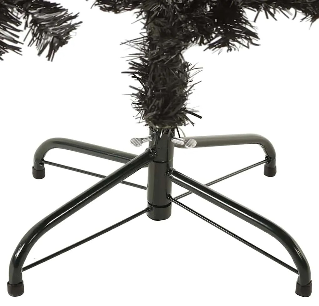 Árvore de Natal fina 150 cm preto