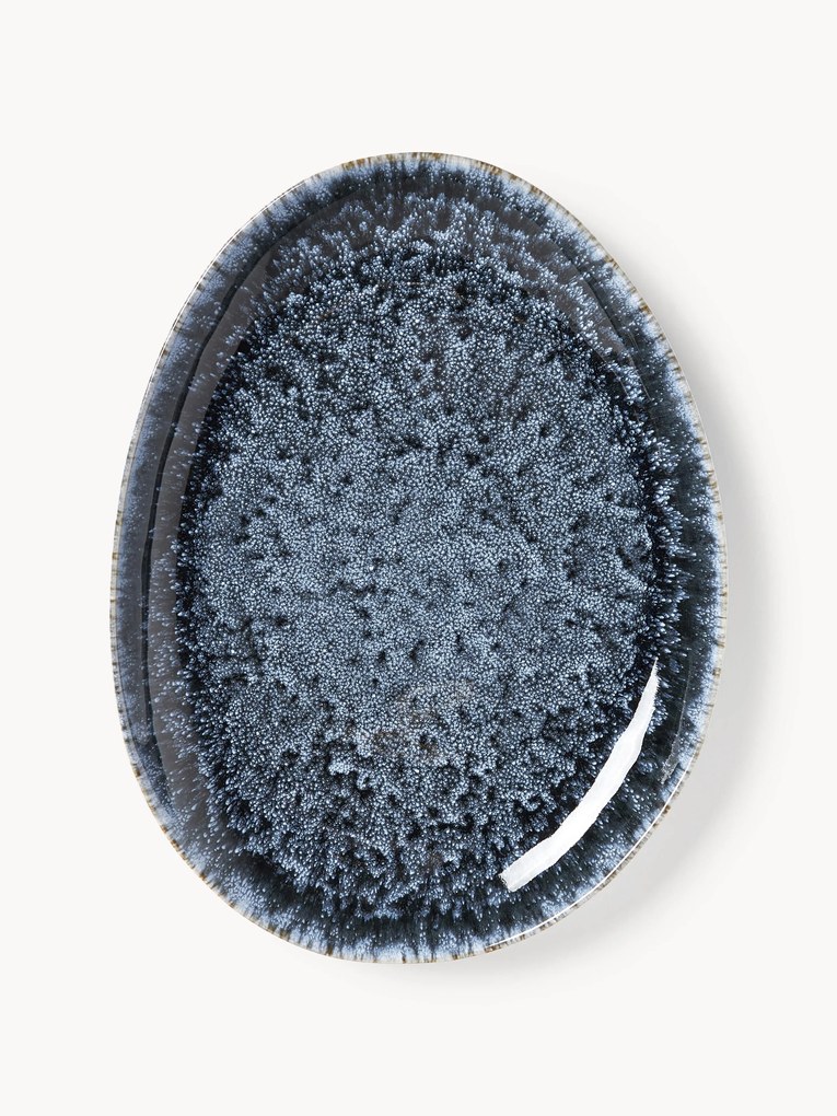 Pratos de jantar artesanais com forma orgânica Macey, conjunto de 4