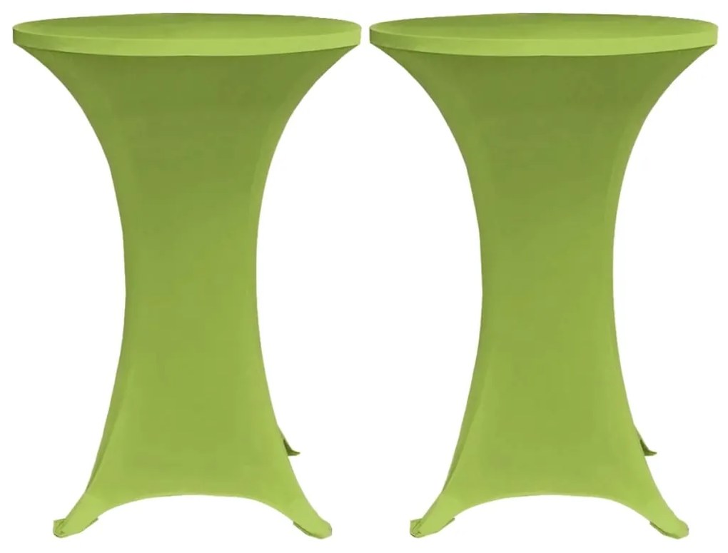 Capa extensível para mesa 4 pcs 80 cm verde