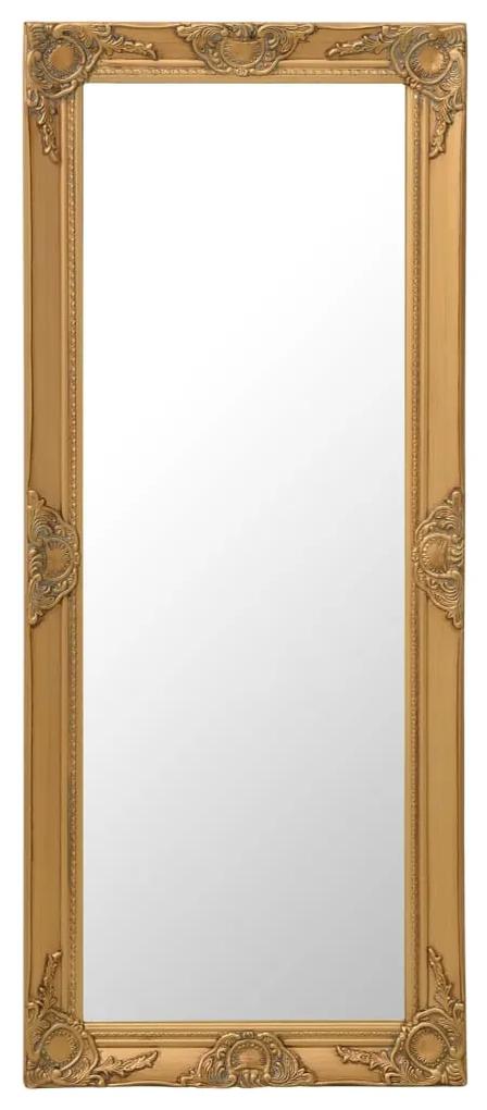 Espelho de parede estilo barroco 50x120 cm dourado