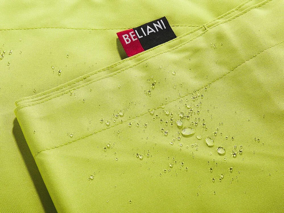 Pufe almofada verde lima 140 x 180 cm FUZZY Beliani