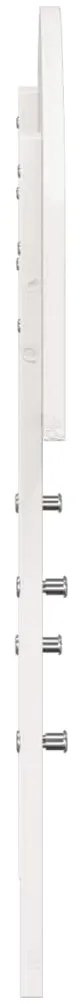 Cabeceira 100 cm madeira de pinho maciça branco