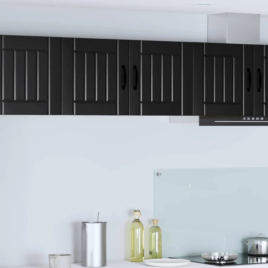 vidaXL Armário de Cozinha Preto 80 x 31 x 40 cm Madeira processada