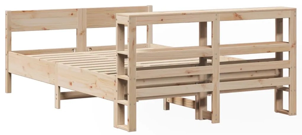 Cama sem colchão 120x190 cm madeira de pinho maciça