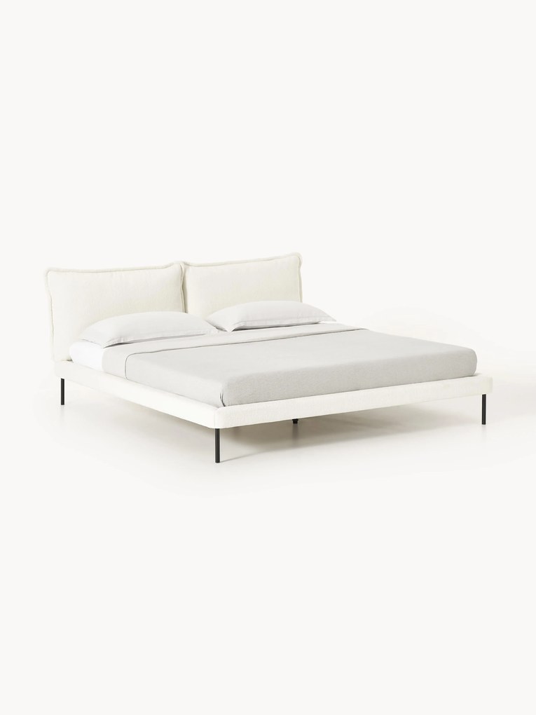 Teddy Bouclé Upholstered Bed Amelia