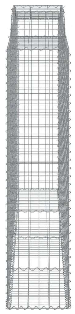 Cestos gabião arqueados 6pcs 300x50x200/220cm ferro galvanizado