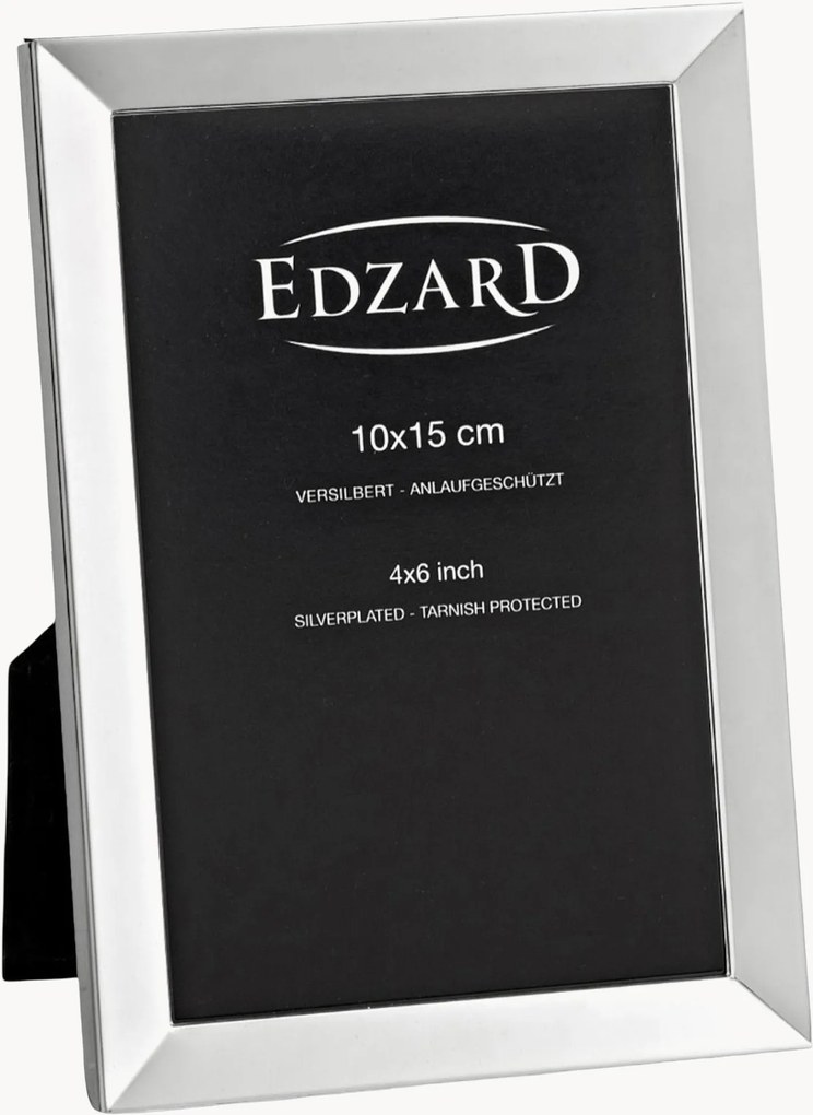 Moldura para fotos banhada a prata Livorno