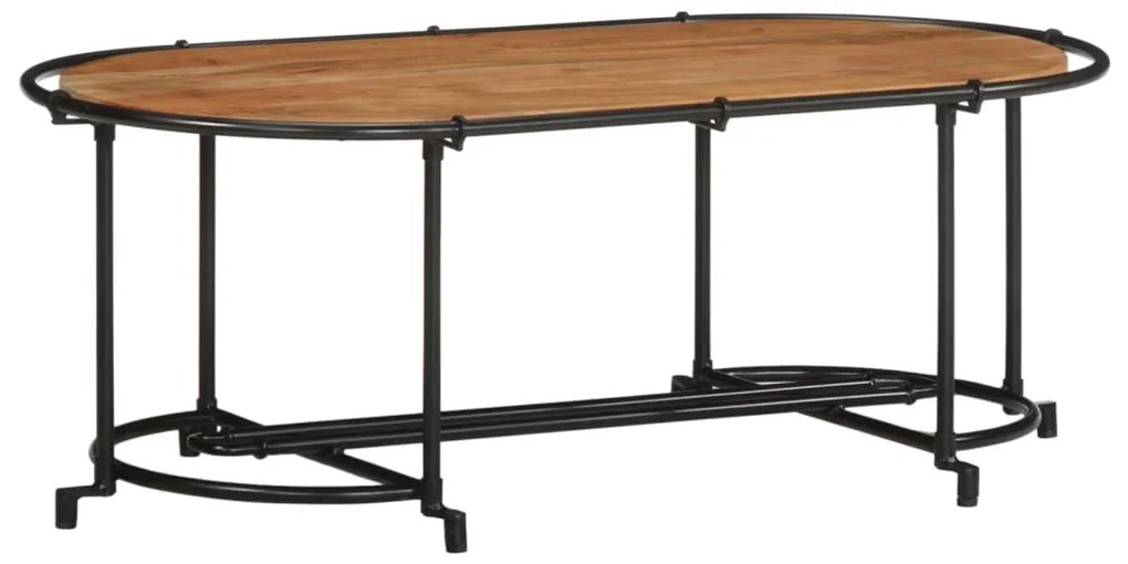Mesa de centro 110x55x40 cm madeira de acácia maciça
