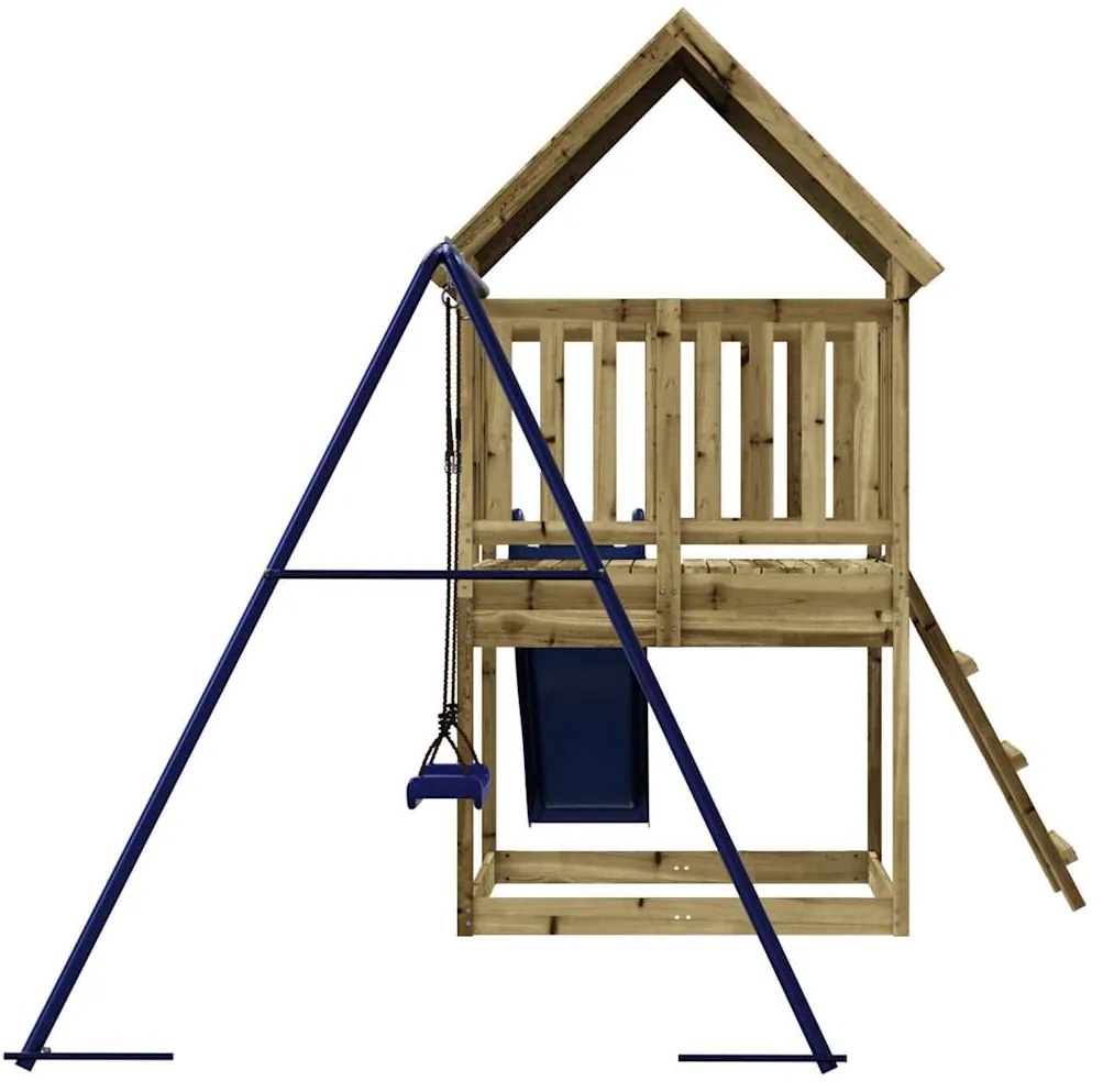 Conjunto de brincar para exterior madeira de pinho impregnada