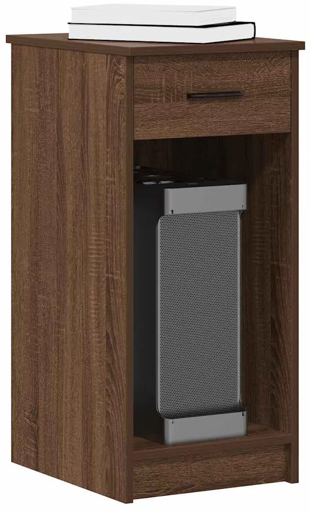 vidaXL Suporte de torre para computador com gaveta 35x45x77 cm