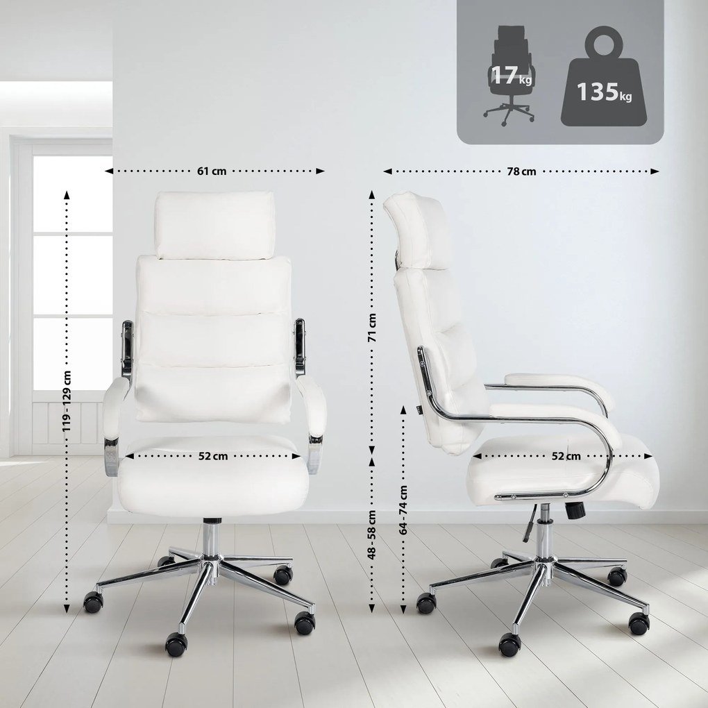 Cadeira de escritório Campo Branca