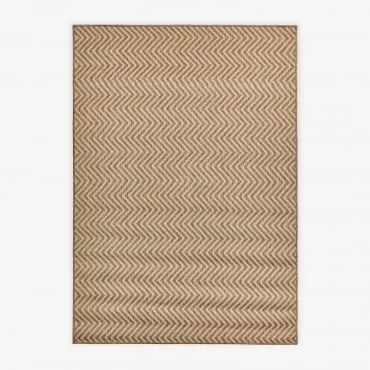 Alfombra Retangular De Exterior Em Polipropileno Damara Cores Naturais & 230x160 Cm - Sklum