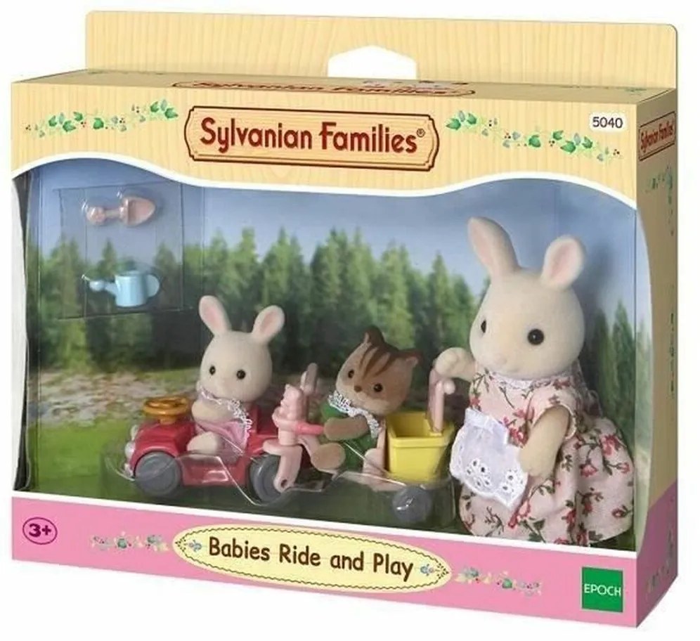 Figuras de Ação Sylvanian Families Babies Ride And Play