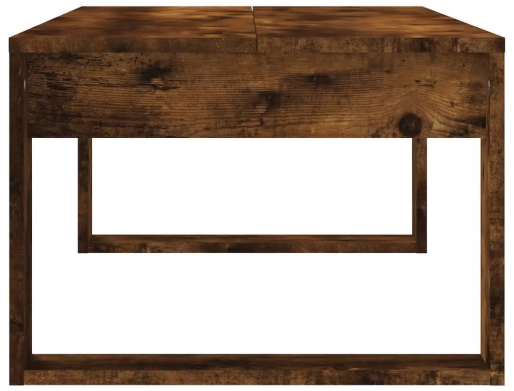 Mesa de centro 102x50x35 cm derivados madeira carvalho fumado