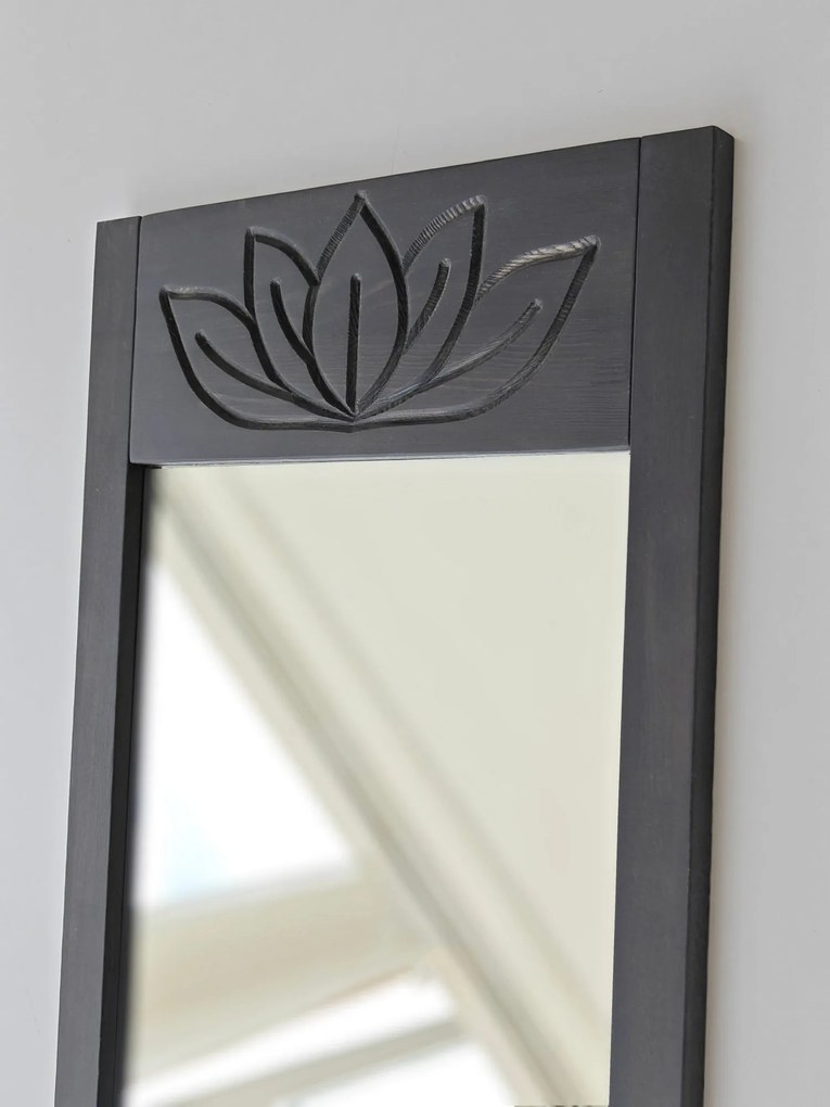 Espelho Cheval Lotus – Antracite – 55x155x2 cm