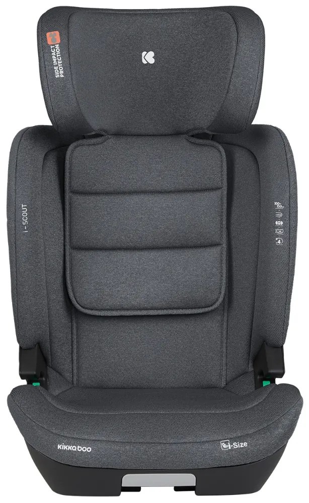 Cadeira Auto Bebé 100-150 cm i-Scout i-SIZE Cinzento escuro