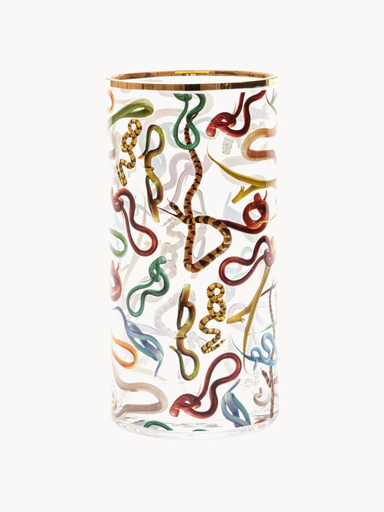 Jarra de vidro Snakes, Alt 30 cm