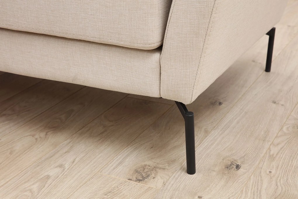 Sofá de 3 Lugares Mapa – Creme – 214 cm x 90 cm x 84 cm