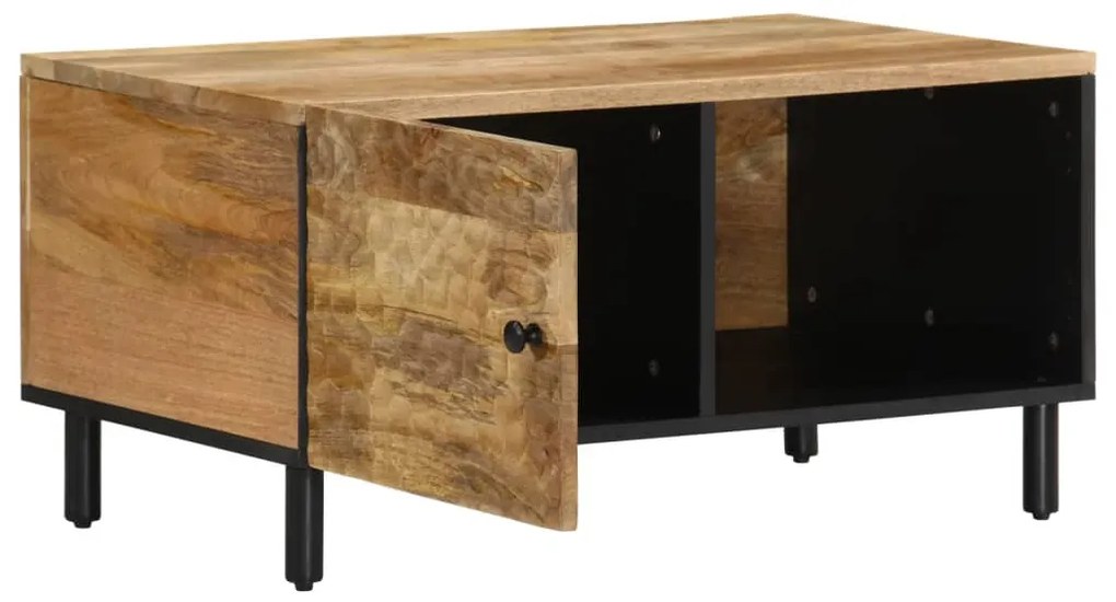 Mesa de centro 80x50x40 cm madeira de mangueira maciça