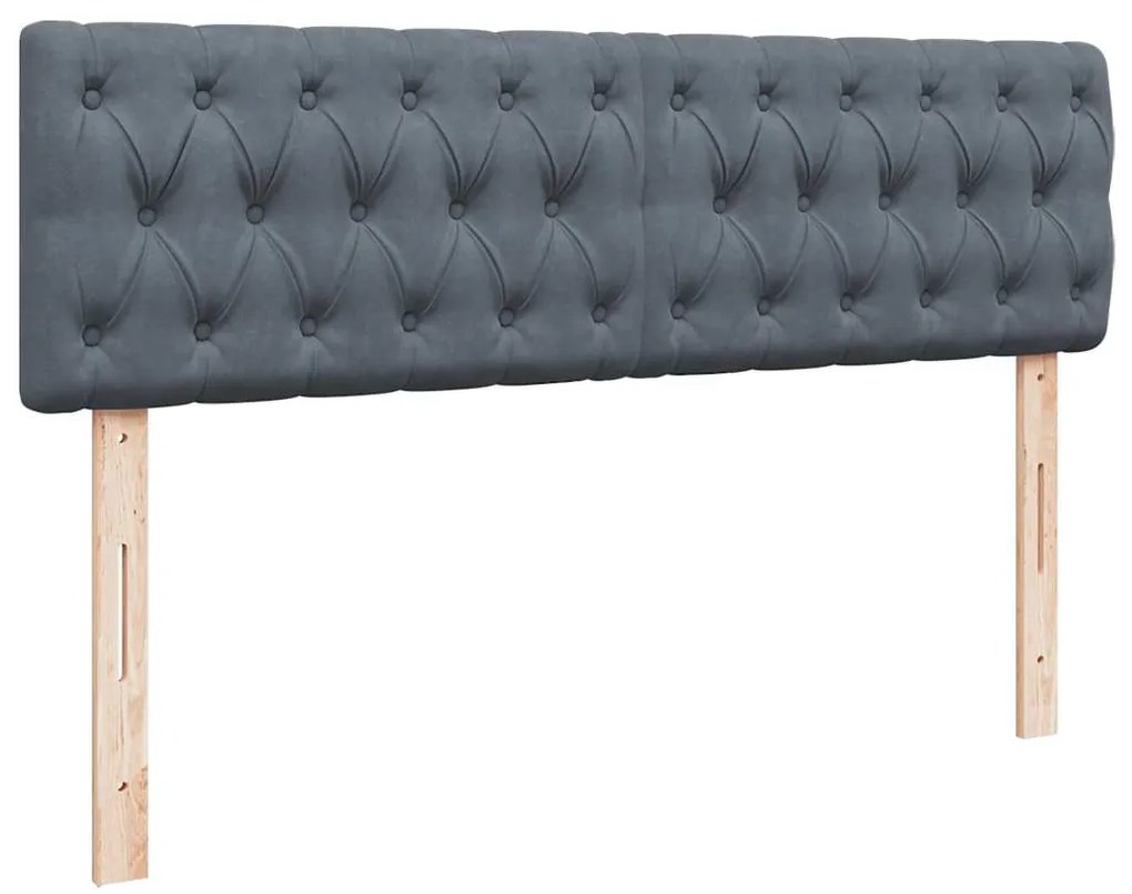 Estrutura cama otomana colchões 160x200 cm cinzento escuro
