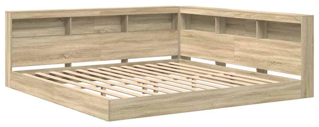 Cama Estante Carvalho Sonoma 180 x 200 cm
