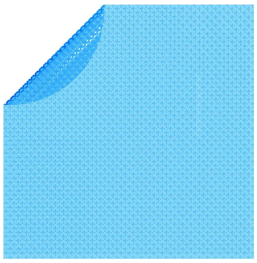 Película para piscina PE solar flutuante redondo 381 cm azul