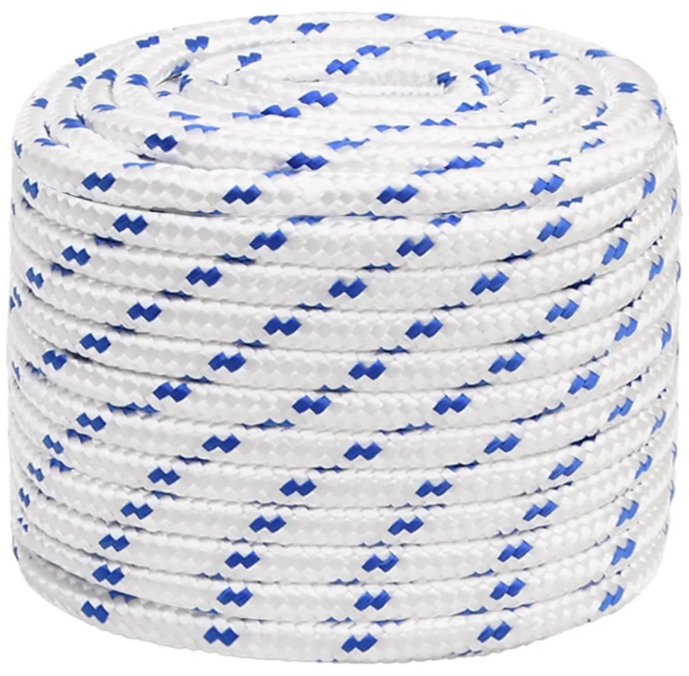 Corda de barco 16 mm 25 m polipropileno branco