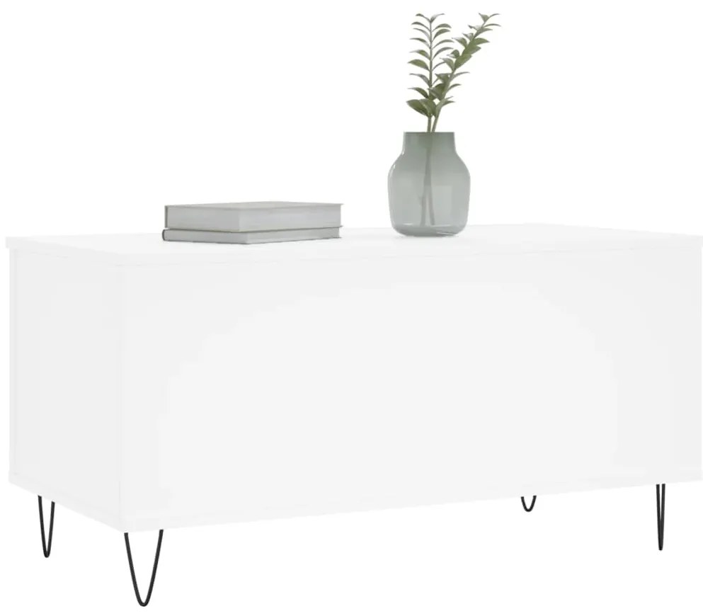 Mesa de centro 90x44,5x45 cm derivados de madeira branco