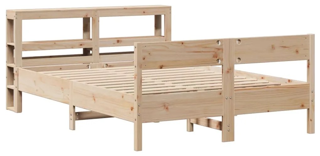 Cama sem colchão 120x190 cm madeira de pinho maciça