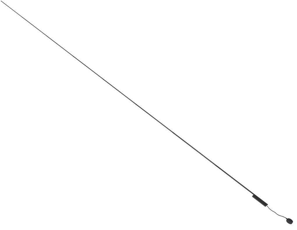 Sistema de iluminação de trilho moderno preto monofásico 800 cm - Magnetic