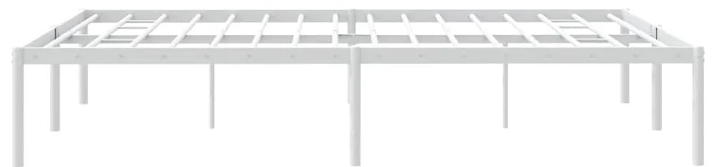 Estrutura de cama 150x200 cm metal branco