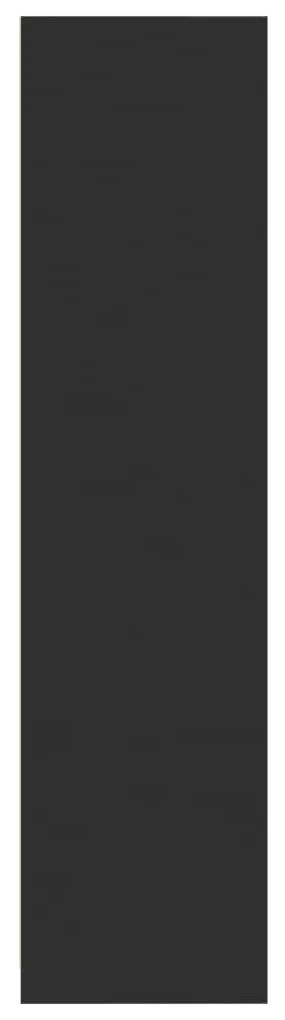 Roupeiro 30x50x200 cm derivados de madeira preto